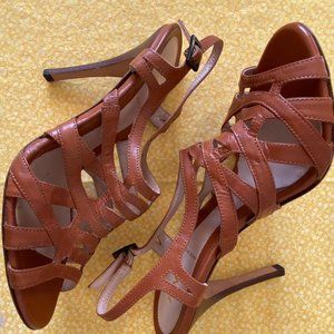 Fendi Caged Upper Hi Heel Sandal SZ 38